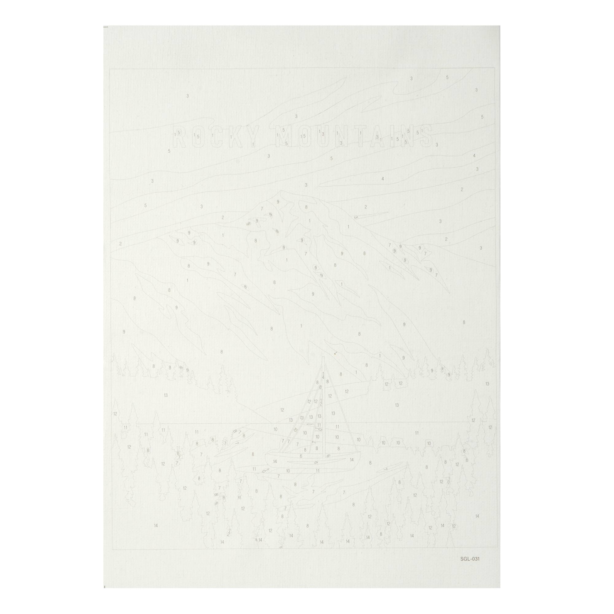 Rocky Mountains Paint-by-Number Kit by Artist's Loft®